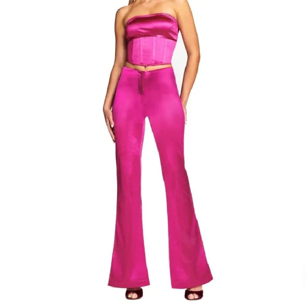 I.AM.GIA Fuchsia Strapless Jumpsuit